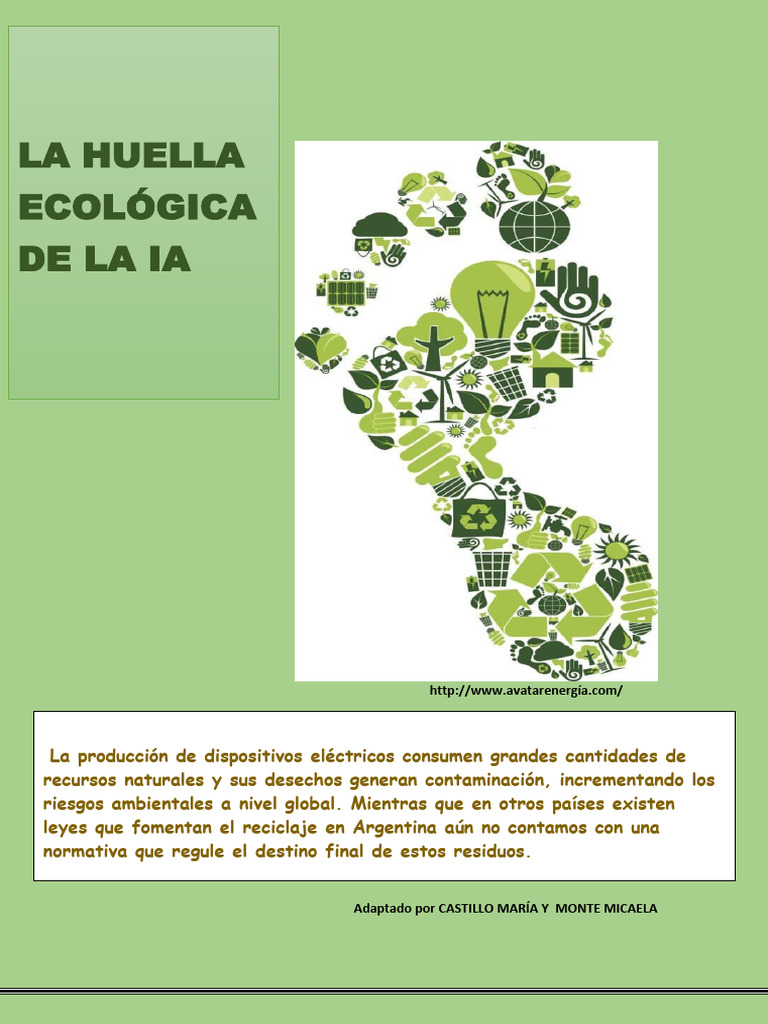Huella Ecológica de la IA en Argentina | PDF | Residuos | Contaminación