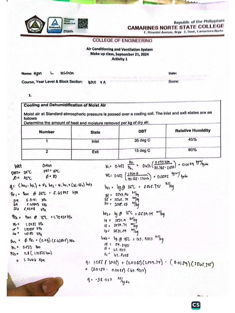 Activity Aircon | PDF