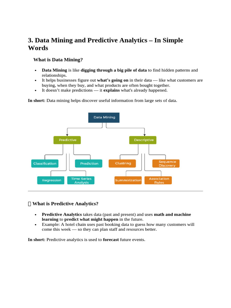 Data Mining & Predictive Analytics Explained | PDF | Predictive ...