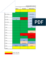 Horario de Clases Semana Del 07 Al 13 de Noviembre de 2011