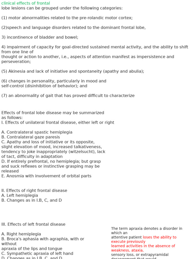 Witzelsucht in Frontal Lobe Lesions | PDF | Occipital Lobe | Temporal Lobe