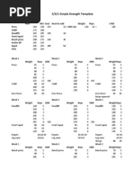 5/3/1 Simple Strength Template Excel v2