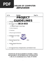 Guidelines (Project 603)