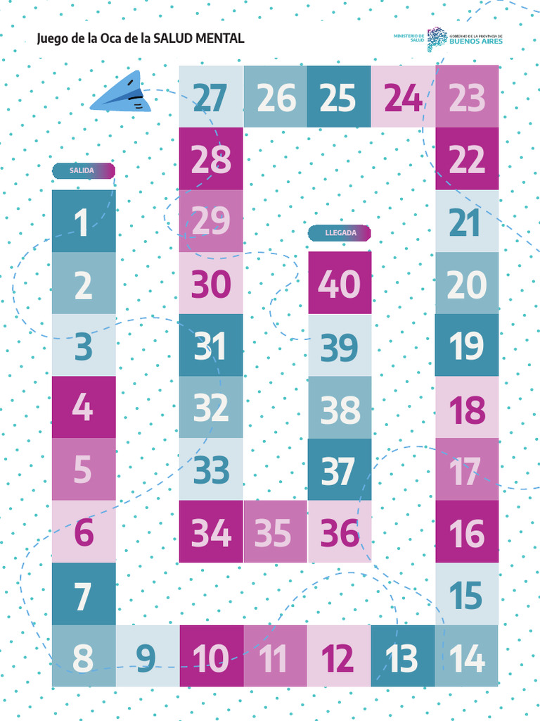 Juego de la Oca: Salud Mental y Diálogo | PDF | Salud mental | Violencia