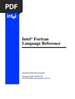 Intel Fortran Compiler Language Reference