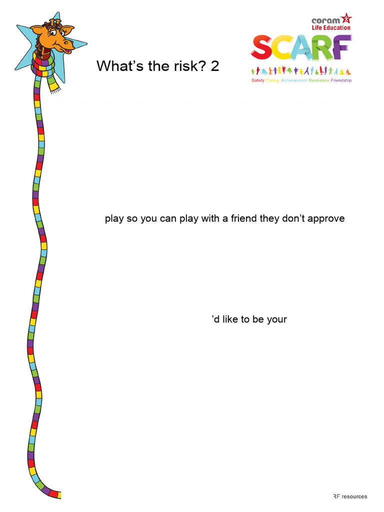 SRE - Y6 HW10 What's The Risk Quiz - Activity Sheet v2 | PDF