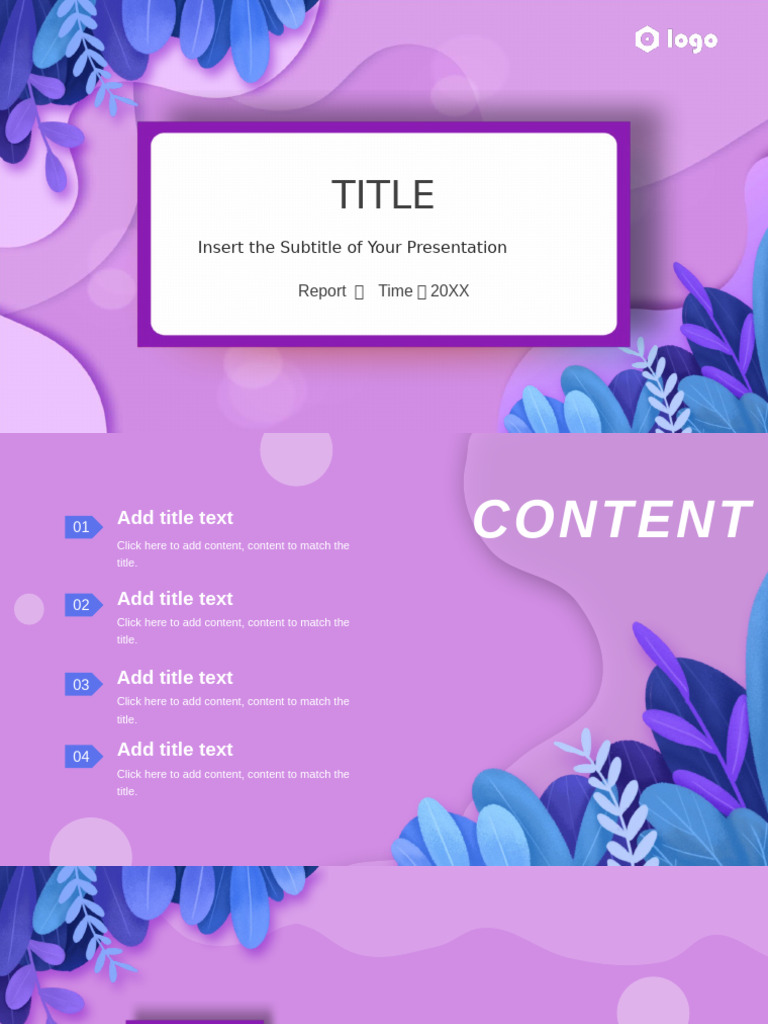 Purple Business Template | PDF