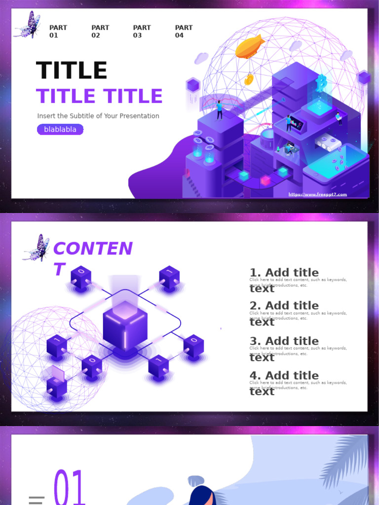 Purple Technology Template 1 | PDF