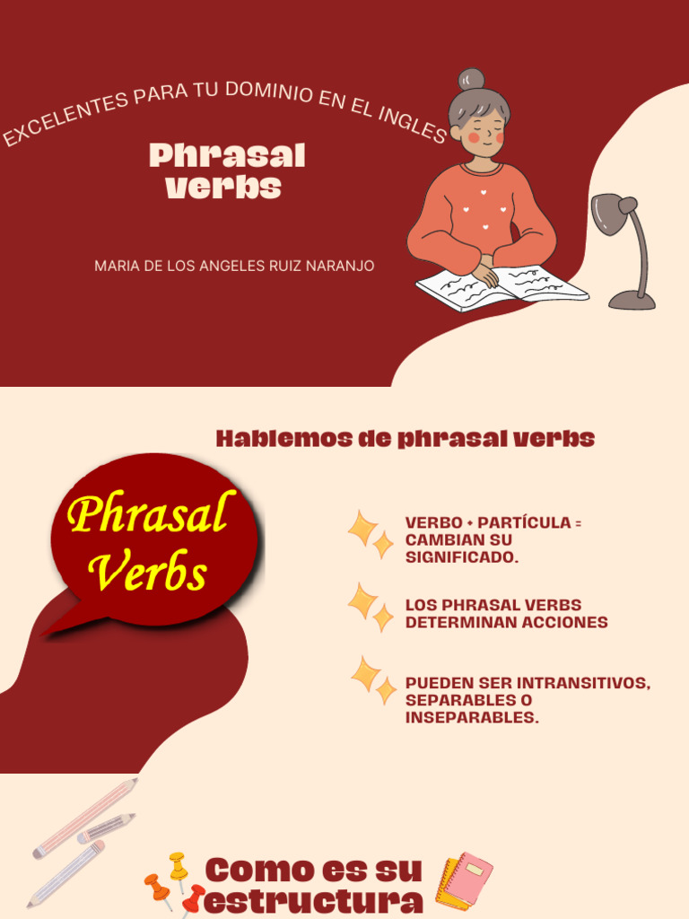 Guía de Phrasal Verbs en Inglés | PDF