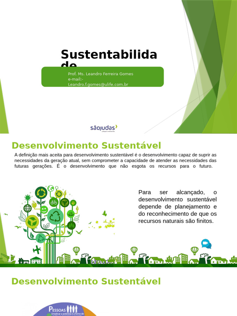 Desenvolvimento Sustentável e ODS 2030 | PDF | Sustentabilidade | Economia