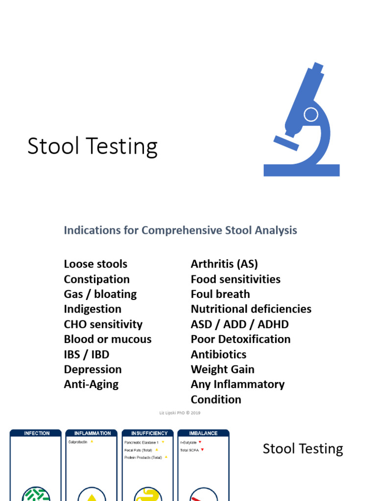 Stool Testing Updated Slides | PDF