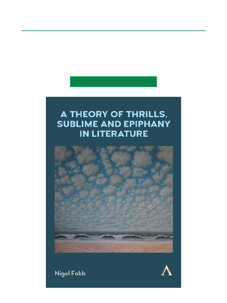 Thrills and Sublime in Literature | PDF