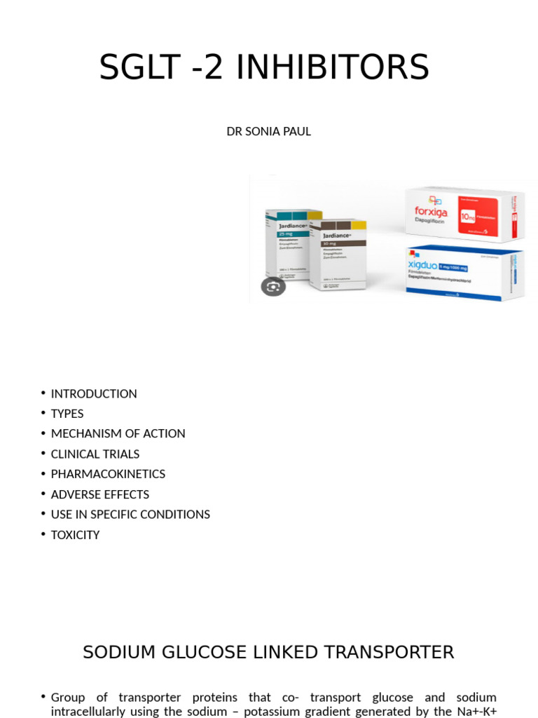 SGLT-2 Inhibitors Overview and Benefits | PDF | Heart Failure | Chronic ...