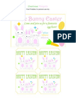 Three Bunny Easter Printable Kit
