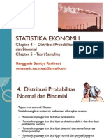 Statistika Ekonomi I - Chapter 4 &amp 5