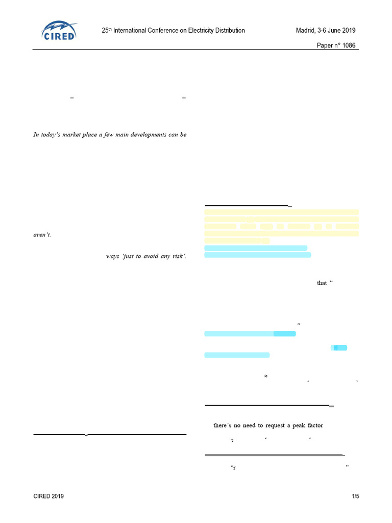 Over-Specification in HV Switchgear Design | PDF | Power Engineering ...