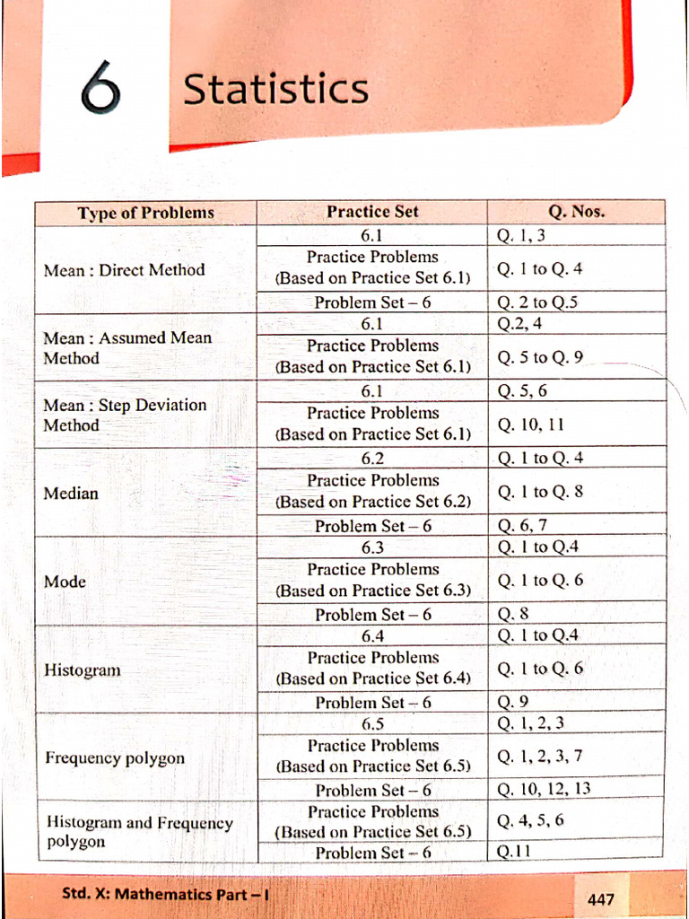6) Statistics | PDF