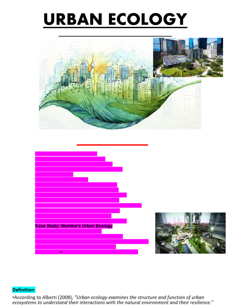 Urban Ecology: Challenges and Solutions | PDF | Ecology | Sustainability