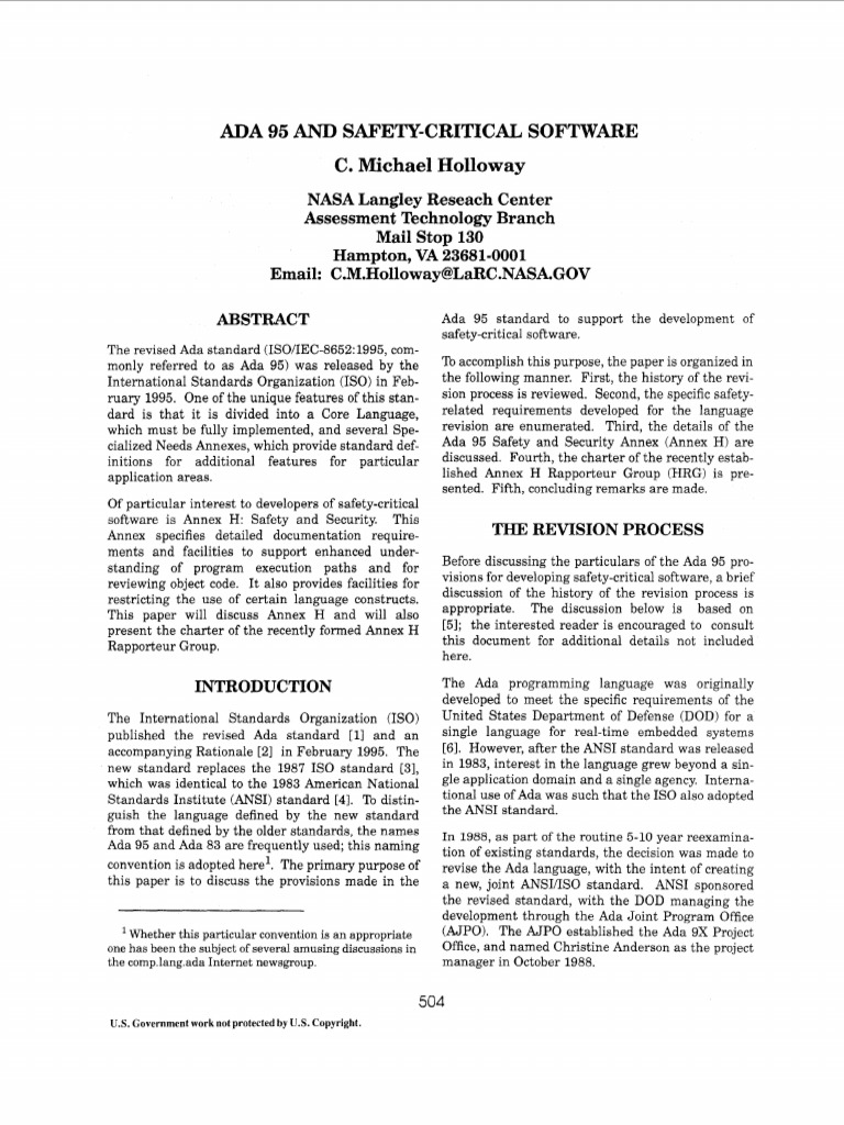 NASA Dasc 95 CMH | PDF | Compiler | Parameter (Computer Programming)