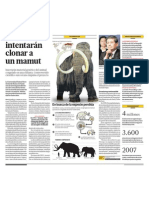 Ciencia y Tecnología: Científicos Van A Clonar A Mamut