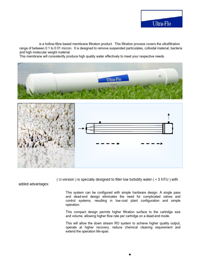 Ultra-Flo™ U-Version Membrane Filtration | PDF | Membrane ...
