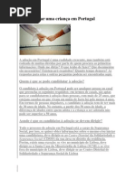 Como adotar uma criança em Portugal