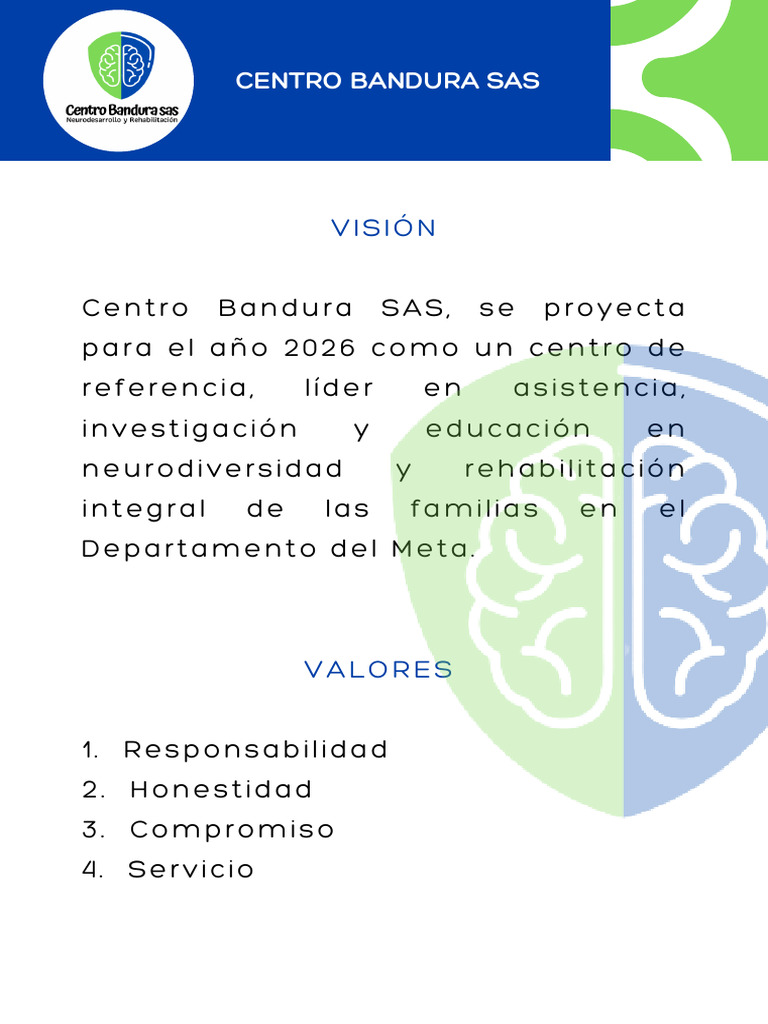 Formato Mision y Vision | PDF