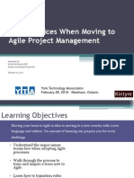 Best Practices When Moving to Agile Project Management