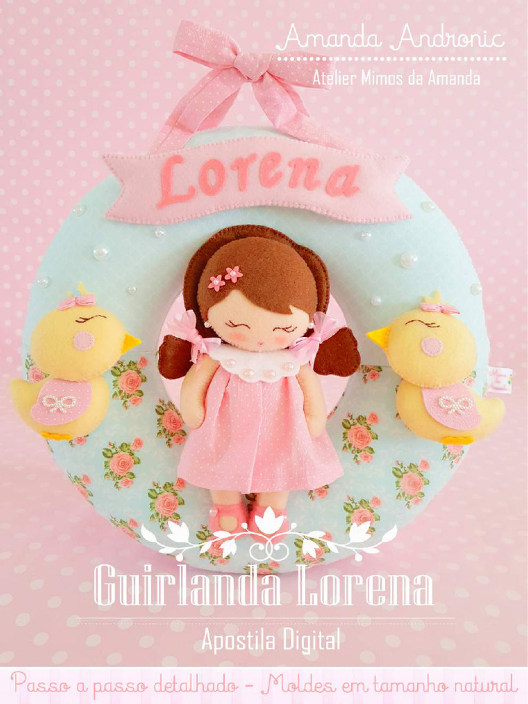 Guirlanda Lorena Atelier Mimos Da Amanda | PDF | Caneta, image size:768x1024