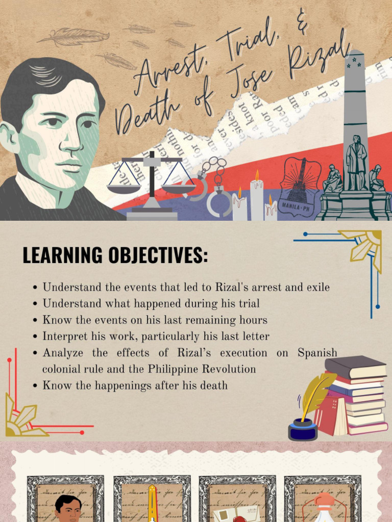 Rizal's Arrest and Trial Overview | PDF | Philippines | Spanish East Indies