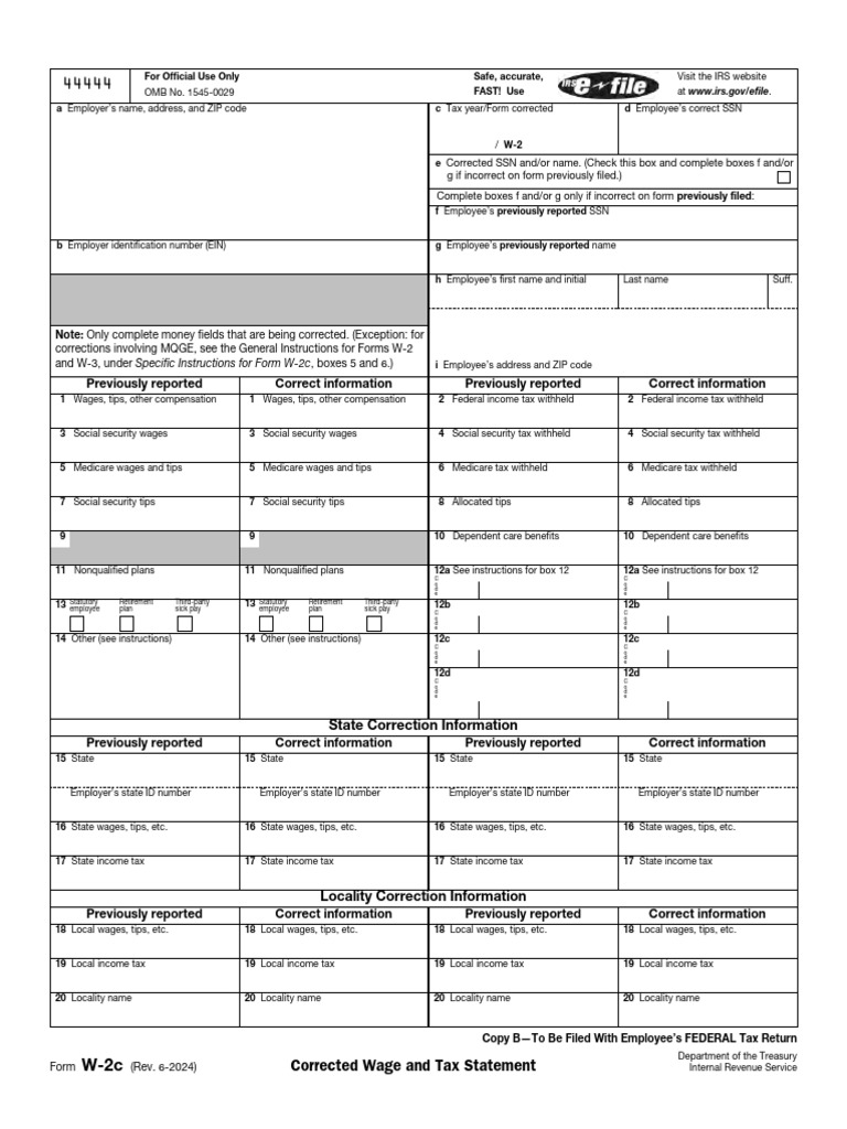 0U6100U612374820240101W2CReportW2CReport001 1 | PDF | Irs Tax Forms ...