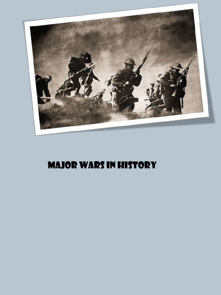 Major Wars in History | PDF | Israel | World Politics