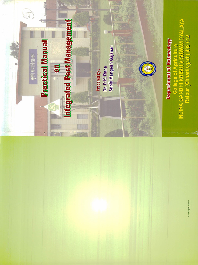 Practical Manual .On Integrated Pest Management | PDF