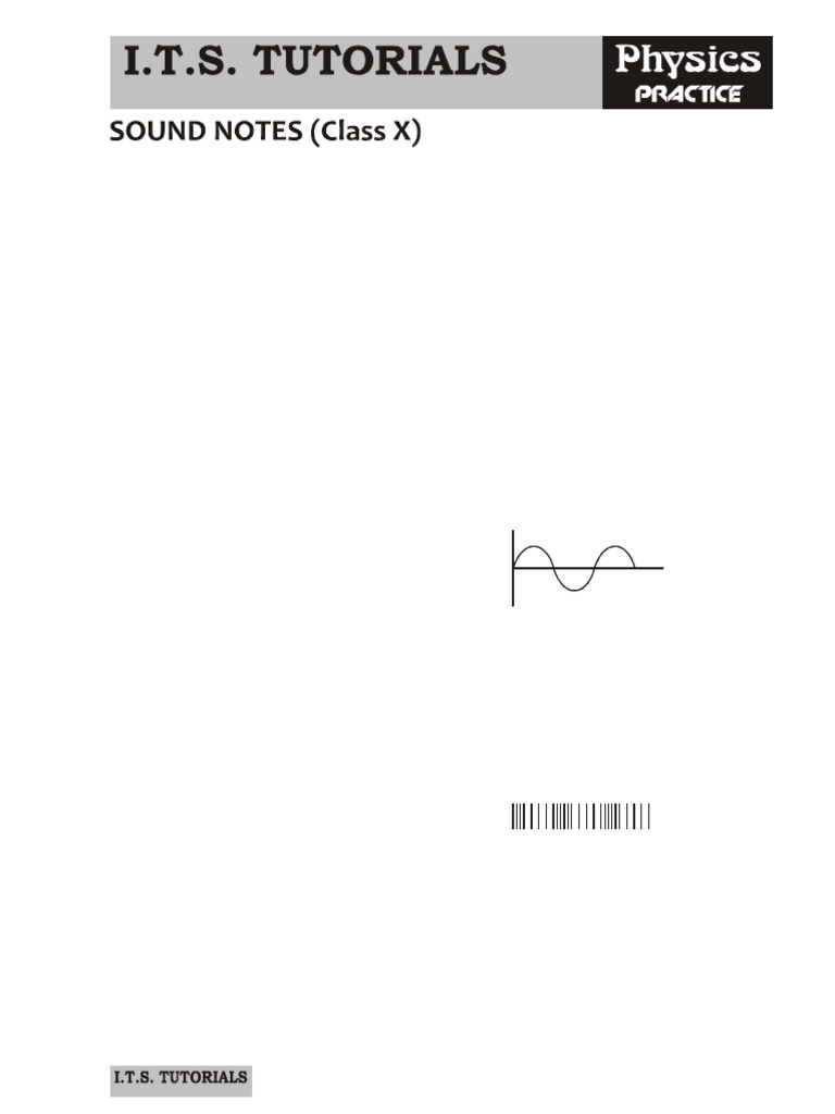 Understanding Sound: Key Concepts and Waves | PDF | Sound | Waves