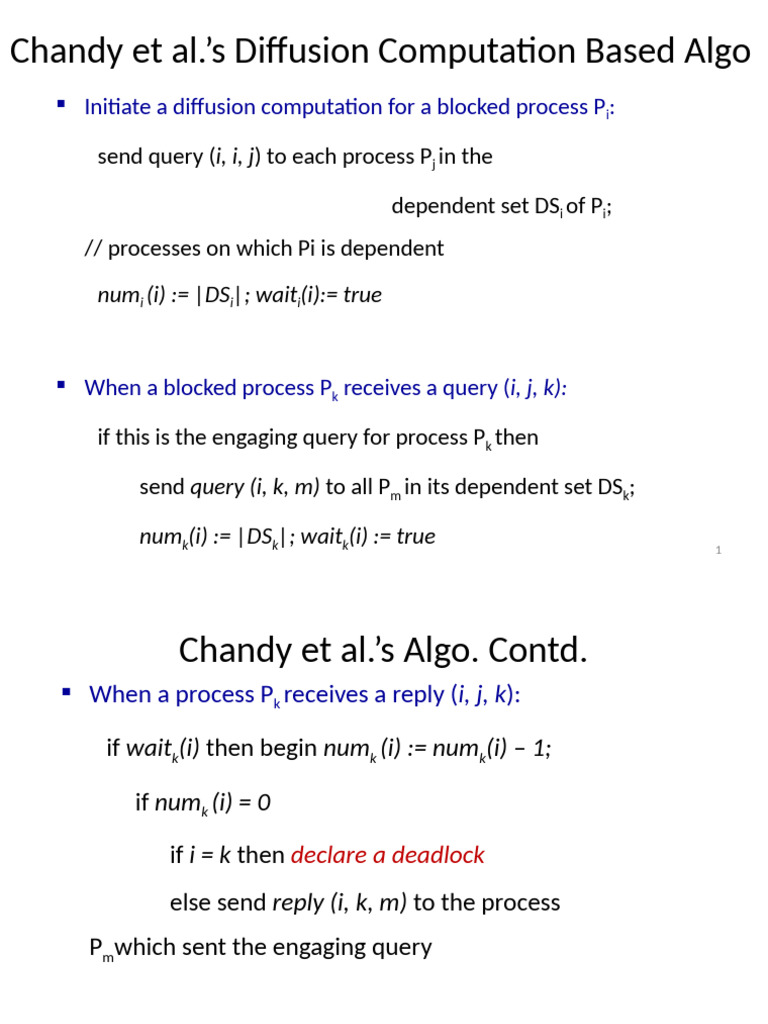 Deadlocks - OR Model | PDF