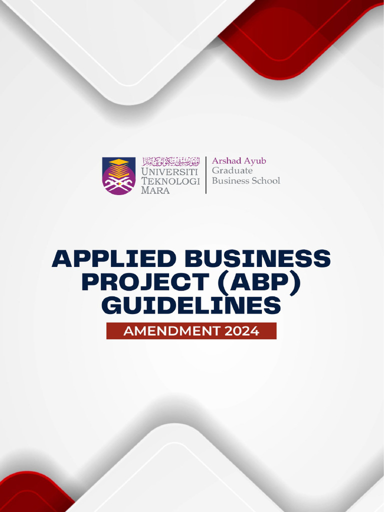 ABP Guidelines for MBA Students 2024 | PDF | Sampling (Statistics ...