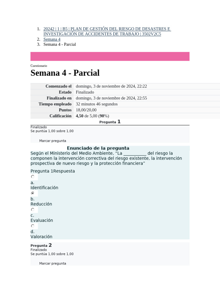 Parcial Semana 4 | PDF