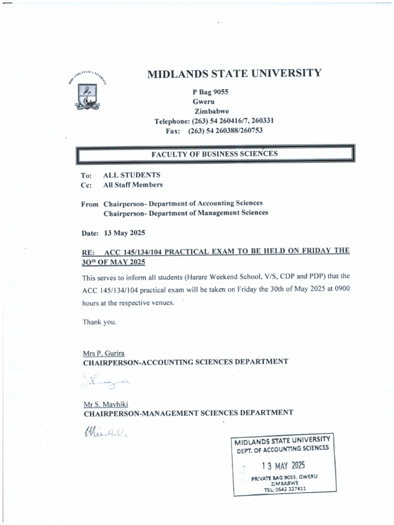 ACC 145 Notice | PDF