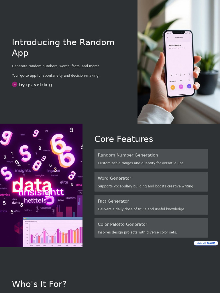 Introducing The Random App | PDF | Mobile App | Google Play
