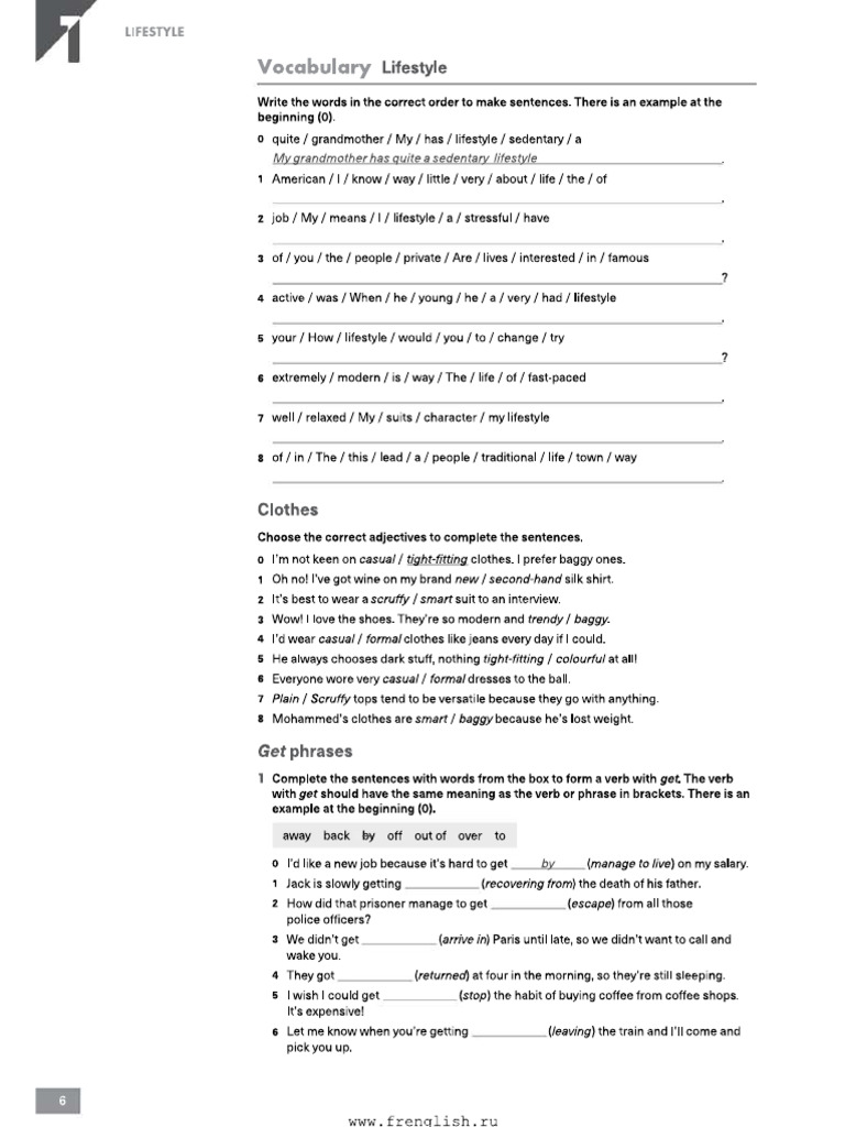 Ready For First - Unit 1 WB - PP. 6-8 | PDF