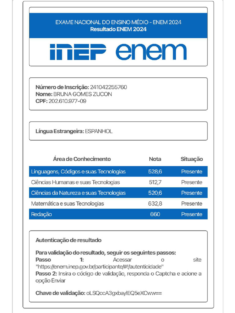 Enem 2024 | PDF
