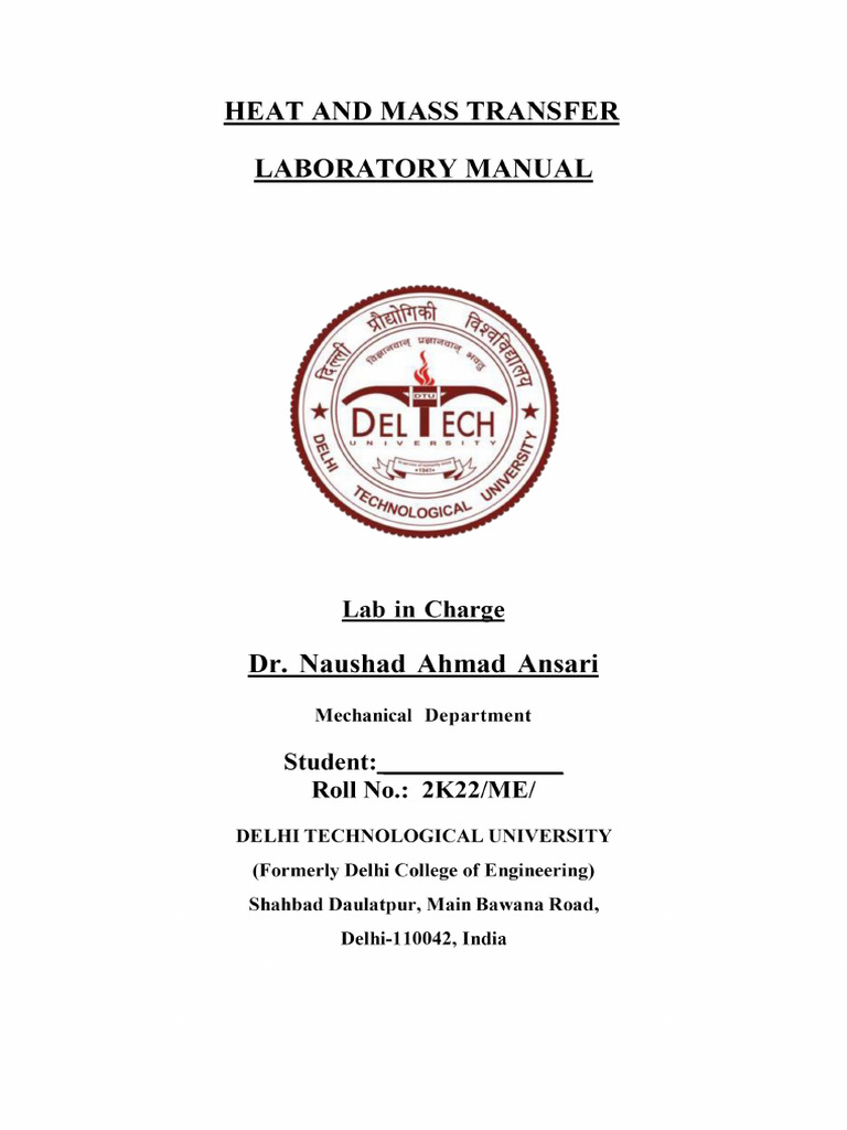 Thermal Conductivity and Heat Transfer Experiments | PDF