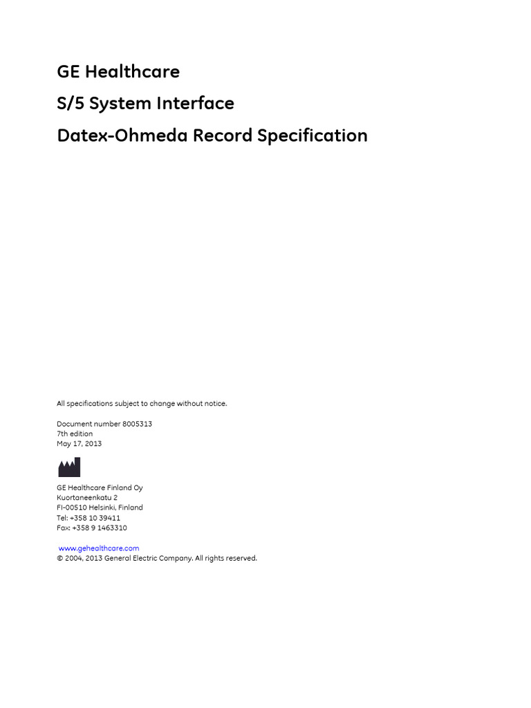 7th S5 DRI Specification | PDF