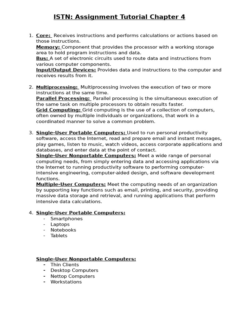 ISTN Assignment: Computing Concepts | PDF | Software | Proprietary Software