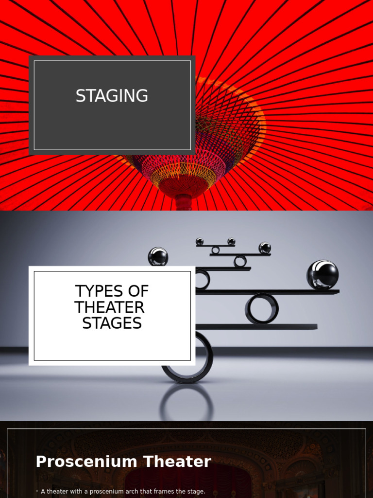 Types and Areas of Theatre Staging | PDF