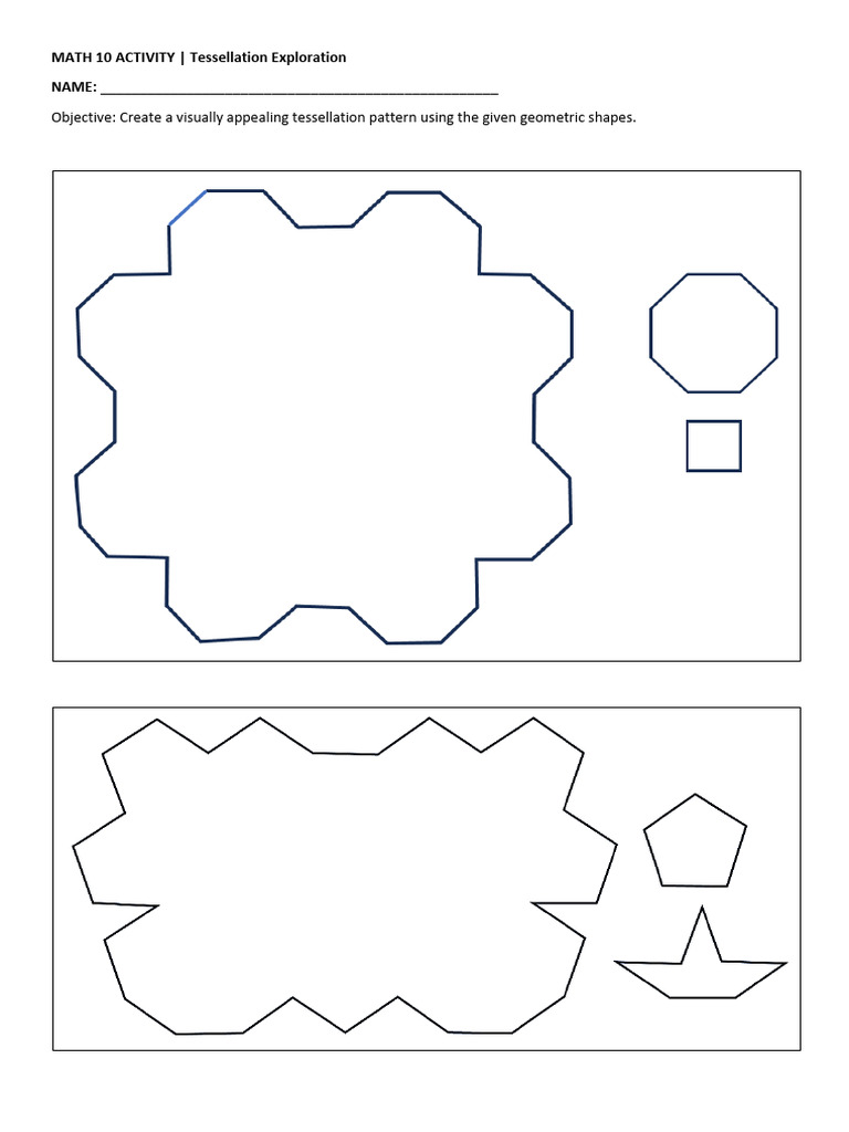 Tessellation Pattern Activity Guide | PDF