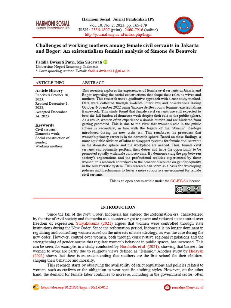 Sarip 6 Fadilla Dwianti Putri Pdf Gender Role Child Care