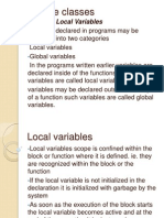 Storage Classes: Global & Local Variables