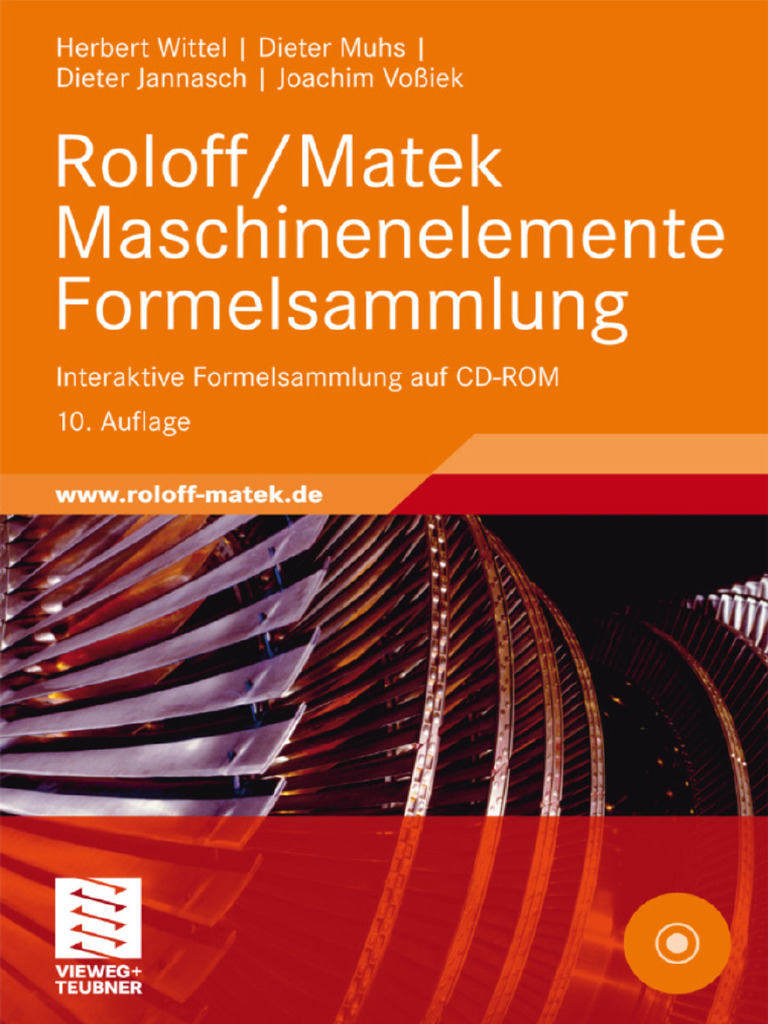 Roloff Matek Maschinenelemente Formelsammlung | PDF