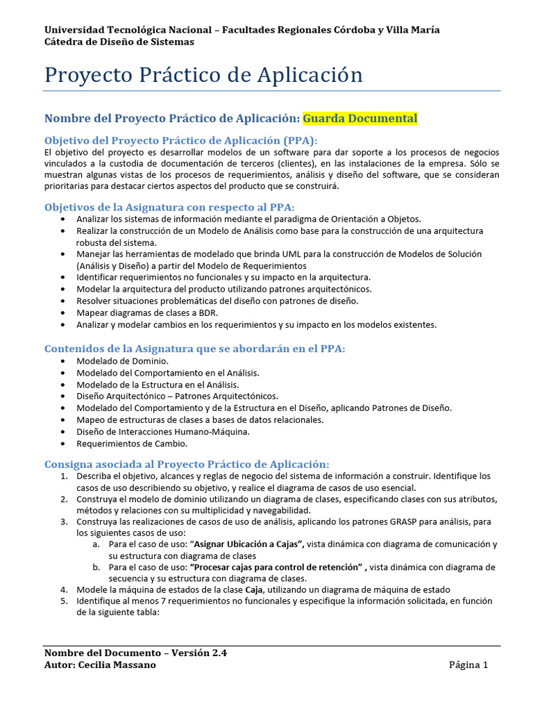 PPA GuardaDocumental HastaAnálisis | PDF | Diseño | Software